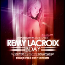 Adult Star Remy LaCroix Birthday at Supperclub LA