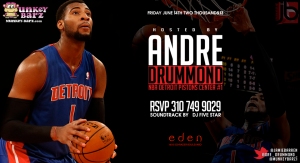 NBA Pistons Andre Drummon Hosts Eden Fridays