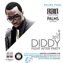 "Diddy Post-Fight Night Party Palms Vegas"