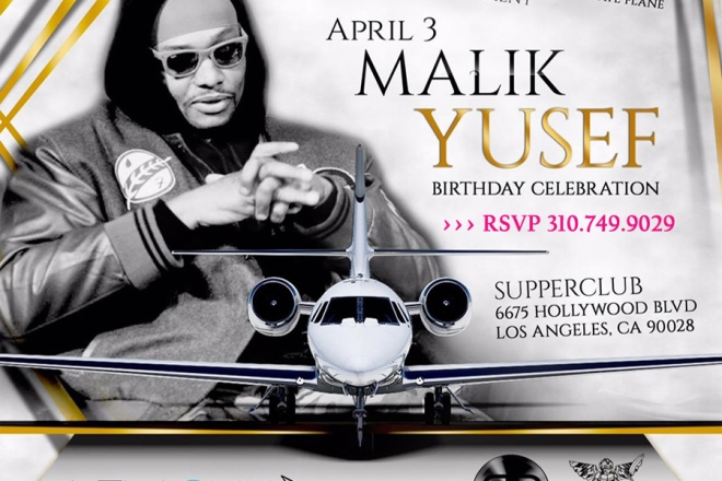 Supperclub LA Celebrates Malik Yusef Birthday
