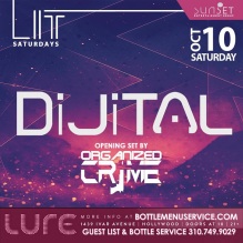 Lure Hollywood Saturday October 10