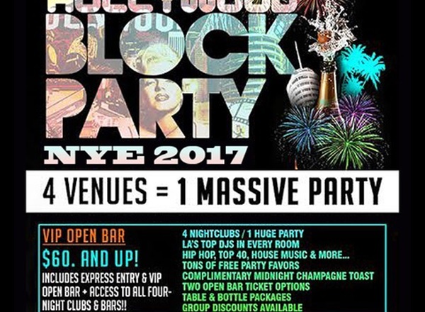 Hollywood Block Party New Years 2017